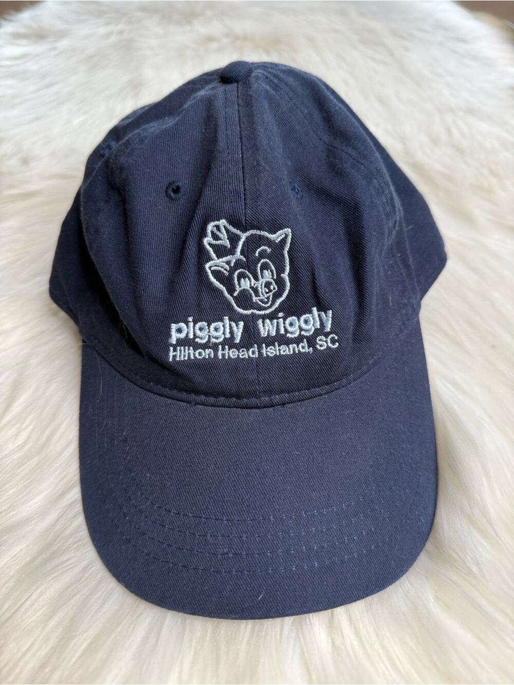 Piggly Wiggly Navy Hilton Head South Carolina Embroidered Hat
